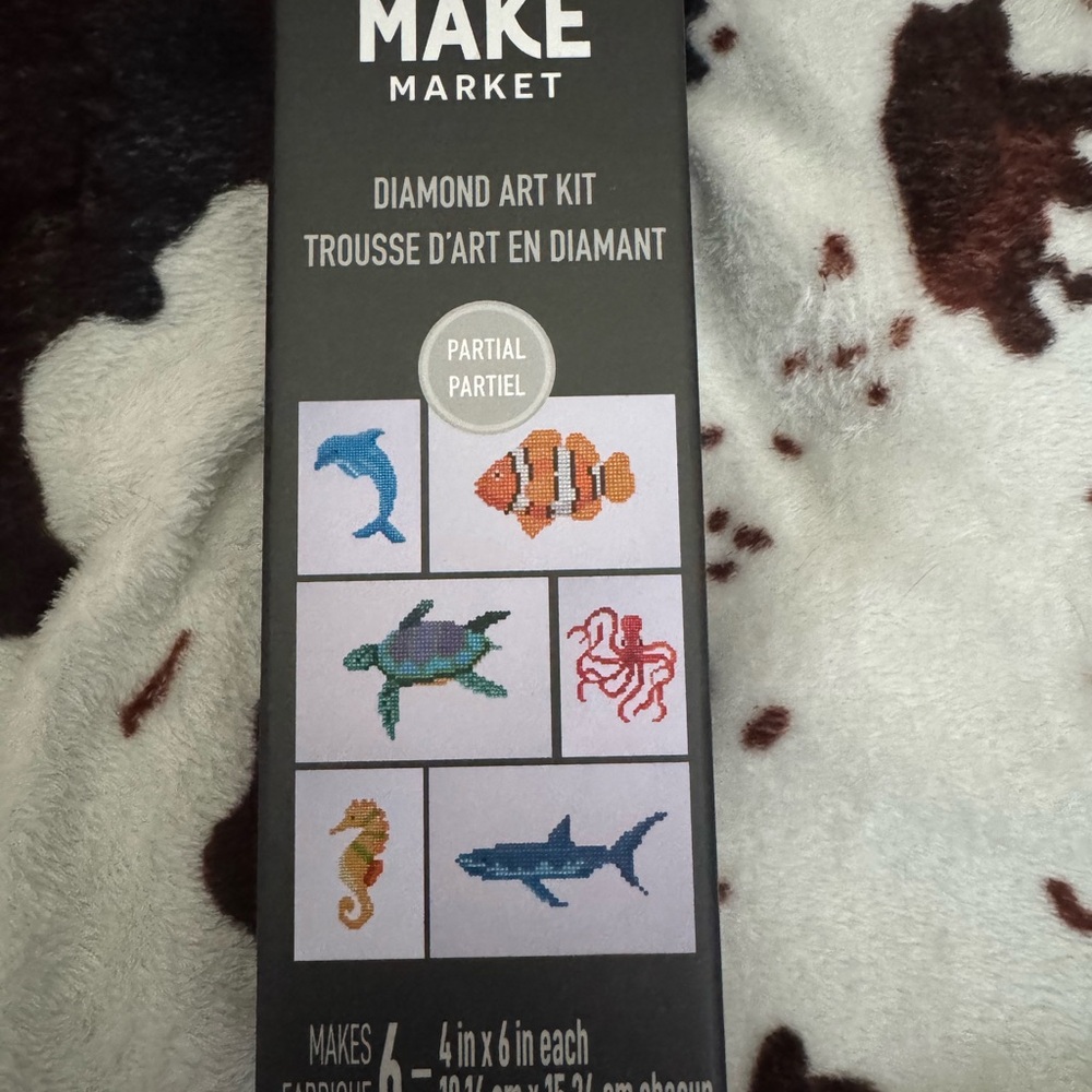 Makers Market Diamond Art Kit - Multicolor Sea Life